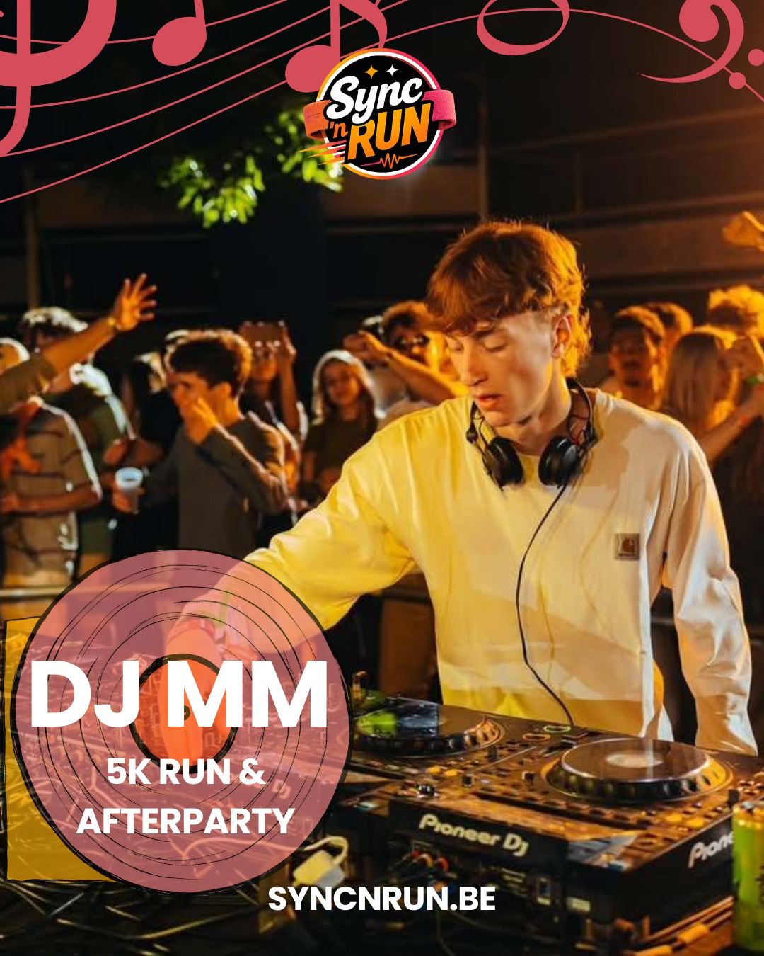 DJ MM bij SYNC ’N RUN